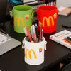 Portalápices y Caja de Bolígrafos McDonald's, Contenedor de Bolígrafos de Almacenamiento de Oficina Simple, Gran Capacidad, Boca Ancha, Organizador de Escritorio para Estudiantes