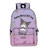 3D Nuevo Producto Impreso Periférico Sanrio Kuromi Kuromi Mochila Escolar Mochila Gran Capacidad Mochila Totalmente Impresa