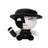 Juguete de Muñeco de Peluche Peluche Artístico Lindo Negro Relleno Personaje de Videojuego Relleno de Algodón PP Suave Juguete de Muñeco de Peluche Coleccionable Creativo para Niños Adolescentes y Fans Regalo Perfecto para Cumpleaños Festividades Decoración del Hogar