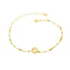 Pulsera de Plata de Ley S925 con Perla Ojo de Gato para Mujer Cadena de Hada Italiana Diseño de Nicho Brillante Pequeño Libro Rojo para Mejor Amiga