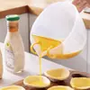 Taza medidora de líquido para huevos de gran capacidad, grado alimenticio, con marcas, 1000 ml, con malla filtrante, adecuada para hornear, batir huevos y medir arroz