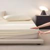 Sábanas de algodón de fibra larga Clase A pieza única viento simple colchón de algodón funda protectora Simmons ropa de cama individual para las cuatro estaciones