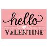 Nuevo Mantel Individual Rosa Amor de San Valentín Lino Estampado a Cuadros Blanco y Negro Tapete de Mesa para Hogar Cocina Mesa de Comedor Tapete Aislante de Calor