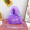Otoño e invierno nueva máquina de garra muñeca fea lindo pequeño monstruo bolso de peluche lindo niña bolso de hombro bolso de mensajero esponjoso