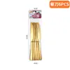 Conjunto de Talheres de Aço Inoxidável Amazon 6 Peças Bolsa de PVC Faca e Garfo Colher Transfronteiriços Faca e Garfo Colher para Bife Ocidentais Conjunto de Supermercado