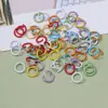 Anel Aberto Colorido Anel de Conexão Material Industrial Pulseira de Ferro Colar Anel de Conexão Ferragem Anel de Ferro Anel Pequeno Ponto Atacado