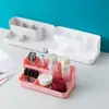 Caixa de Armazenamento de Cosméticos Mesa de Maquiagem de Mesa Armazenamento de Batons para Produtos de Cuidados com a Pele Caixa de Armazenamento de Mesa Simples Capacidade Grande Mesa de Maquiagem