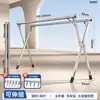 Tendedero plegable, de pie, para uso doméstico, multifuncional, apto para balcones y uso en exteriores, tendedero extensible, perfecto para secar mantas