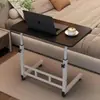 Mesa de computador, mesa de cabeceira preguiçosa, móvel e ajustável, adequada para estudantes de dormitório, mesa simples para escrever e estudar, portátil para casas pequenas