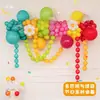Cerimônia de volta às aulas corrente de balões rabo de dopamina arranjo birthday decoração de parede de fundo para sala de aula de jardim de infância