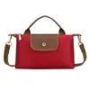 Bolsa de Mão Quadrada Pequena de Tecido Oxford da Moda, Bolsa de Ombro Casual Color-Blocking Estilo Coreano, Bolsa Transversal Feminina Simples, Leve e Estilosa