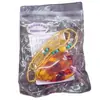 Venta caliente Fósil de planta brasileña ámbar amarillo aceite de pollo colgante collar colgante colgante fábrica venta al por mayor