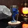 Fornecimento Direto do Fabricante para Comércio Exterior Transfronteiriço: Taças de Dragão Europeias e Americanas, Taças de Vinho Coloridas 3D de Aço Inoxidável Personalizadas