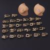 26 letras inglesas micro incrustadas circón clip para la nariz anillo nasal falso sin perforación accesorios para la nariz joyería de moda de comercio exterior europea y americana