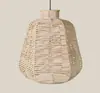 Luces Colgantes Creativas de Bambú para Hotel y Casa de Huéspedes al Aire Libre, Decoración Personalizada para Restaurantes, Restaurantes de Hot Pot, Pantallas de Ratán del Sudeste Asiático, Tienda de Camping