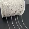 Kit de materiais para artesanato com borlas, lantejoulas de 1,5 mm, corrente resistente à lavagem, colar, brincos, acessórios para unhas, roupas de boneca e muito mais.