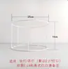Lámpara de Mesa Hecha a Mano Colgante Estante Tejido diy Hardware Estante de Hierro Cuadrado Decorativo e27 Estante de Hierro Redondo Goteo de Pegamento Estante de Colgante de Mesa