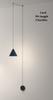 Estilo Normcore Europeu Restaurante Cabeceira Pequeno Lustre Elegante DIY Criativo Quarto Bar Cabeça Única Lustre Linha Geométrica