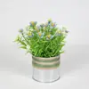 Planta artificial, flor artificial, planta verde, decoración de sala de estar, escritorio, flor de plástico, maceta floral, maceta, pequeños adornos
