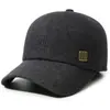 Chapéus de inverno para homens de meia-idade e idosos, chapéu de couro forrado com fleece quente para o papai, boné de beisebol espessado à prova de frio para o vovô