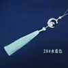 Nuevo Colgante de Borla de Conejo de Jade Luna Estrella Conejo de Jade Imitación Adorno Colgante de Nubes Auspiciosas Colgante de Coche Colgante de Caja de Regalo para el Festival de Mediados de Otoño Borla