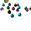 Popular Amazon transfronterizo Piedra de Tigre de Cristal de Jade 10mm piedra desnuda aretes cónicos accesorios suministro directo de fábrica