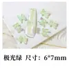 Decorações de Unhas Borboleta Aurora Estilo Japonês, Decorações de Unhas Fada Coloridas de Resina 3D, Pedras Strass Iridescentes Aurora para Atacado