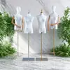 Maniquíes para Tienda de Ropa, Accesorios, Exhibidores para Escaparates, Maniquí Estilo Coreano, Maniquí de Cuerpo Completo con Cabeza, Maniquí de Medio Cuerpo Femenino, Soporte