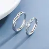 Anillo Versátil de Personalidad Plateado Galvanizado de Plata S999 de Alta Calidad para Mujer, Joyería de Anillo de Corona con Diamante de Seis Garras de Lujo Ligero