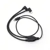 Cable Personalizado Tipo cm Conector Recto-Tipo cm Conector en Codo+Tipo cm Conector en Codo Negro