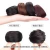 En stock mayorista peluca cabeza de bola real estilo coreano para mujer cabello liso realista anillo cabello enroscado persona perezosa bolsa de peluca antigua Hanfu