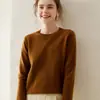 Nuevo Suéter de Punto de Manga Larga Simple con Cuello Redondo de Siete Puntos Otoño/Invierno, Prenda Base, Suéter Holgado