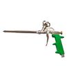 Pistola de Espuma de Aluminio Puro con Interruptor, Pistola de Pulverización de Herrajes Verde, Herramienta de Expansión, Relleno y Sellado para Decoración