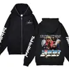 Chaqueta Tokio Hotel Suéter Bill Kaulitz Sudadera Banda de Rock Sudadera Y2k Cremallera Completa Top Moda