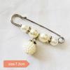 Artefacto para la cintura de los pantalones pasador de cintura broche anti-exposición broche de corsage de alta gama joyería hebilla de broche de perlas