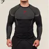 GYMSHARK Camiseta Nueva Muscle Shark para Hombre para Correr, Deportes, Fitness, Casual, Transpirable, Ajustada de Compresión