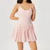 Atacado transfronteiriço de roupas de yoga com bojos, saia-calça de tênis, color blocking, versátil, modeladora, roupas fitness, saia curta esportiva, dropshipping