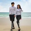 Trajes de neopreno con protección solar para hombre y mujer, Trajes de buceo para parejas, Trajes de baño de manga larga, Trajes para medusas, Trajes para medusas, Trajes de surf, Trajes de secado rápido con protección solar
