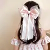 Pinza para el pelo con lazo de malla extragrande para niñas, estilo nuevo 2026, pinza de garra para la parte trasera de la cabeza con un toque de alta gama y pinza de resorte