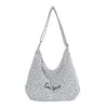 Bolso bandolera retro con estampado floral pequeño estilo coreano para mujer, modelo 2026, bolso tote relajado y espacioso, versátil para principios de otoño y para ir al trabajo.