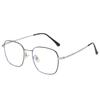 Nuevo Armazón de Metal para Lentes para Mujer Irregular Kick-off Armazón para Lentes para Miopía Moderno Trendy Luz Azul Espejo Plano Fábrica