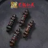 Palo de Rosa Vajra Madera de Incienso Sándalo Verde Ébano Tallado Adornos Accesorios DIY Accesorios para Llavero Manualidades