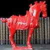 Luoyang Tang Sancai Cavalo Cerâmica Cavalo Enfeites Seis Cavalos Casa Sala de Estar Escritório Decoração Artesanato Presentes Enfeites de Fortuna