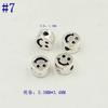 Colgante pequeño de lingote con forma de gato de la suerte Nafu en plata de ley S925, con expresión sonriente, cuentas redondas, accesorios de joyería con cuentas