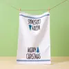 Paño de Cocina Navideño de Dibujos Animados, Más Absorbente, Toalla de Mano de Alta Calidad, Toalla Gruesa Impresa Simple para Cocina y Uso Doméstico