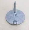 Adequado para Motor de Popa Bloco de Zinco Anticorrosivo Bloco de Equilíbrio Dois Tempos Quatro Tempos Ângulo do Leme Ajustável Bloco de Ânodo Peça de Navegação