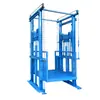 Guía de riel de cadena de elevación de carga hidráulica elevador elevador elevador fabricantes diseño gratuito elevador de carga eléctrico fijo elevador plano