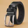 Cinturón de Cuero Vintage para Hombre con Hebilla de Pin, Cinturón de Cintura de Aleación con Hebilla de Moda Casual de Negocios de Comercio Exterior Estilo Japonés, Entrega Directa de Fábrica