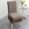 Funda de silla universal para cuatro estaciones para uso en el hogar, respaldo antideslizante todo en uno, funda de silla de comedor integrada, elástica y engrosada