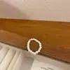 Colar de Pérolas Junxie Shijia para Bebê 2mm Alto Padrão Redondo Pequeno Arroz Levemente Luxuoso Colar 14K Joia Versátil para Mulheres